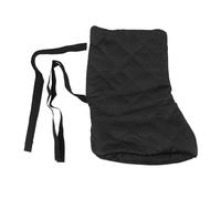 Calcetín con Funda para Dedos de los Pies para Hombres y Mujeres, 11.42 X 16.14 Pulgadas, Antideslizante, Mantiene Caliente, Ajustable, Negro, Protector para Calentador de Dedos,