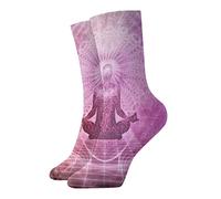 Calcetín corto Unisex de 30cm, calcetines atléticos casuales suaves del gran despertar espiritual, calcetines deportivos para Fitness, correr, trabajo en el gimnasio