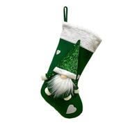 Calcetín de Navidad de gnomo, calcetín de Navidad con gnomo, calcetín de gnomo navideño, calcetín decorativo de gnomo, calcetín de Navidad con temática de gnomo, calcetín festivo de gnomo para