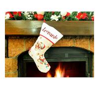 Calcetín de Navidad para colgar con nombre de 20 cm de altura 33 calcetines de Navidad personalizados Navidad Stockings para decoración de fiestas familiares (juego de 1 unidad, pinguino)