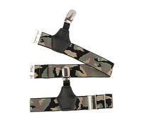 Calcetín de tubo formal para hombre Conjunto de ligas de pierna sexy Tirantes Clip Cinturón Tirantes Antideslizante Sostener Vestido formal Calcetín hombre-camuflaje clip único-calcetines negros