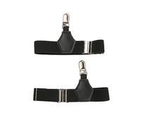 Calcetín de tubo formal para hombre, conjunto de ligas de pierna sexy, tirantes con clip, liguero para cinturón, calcetín de vestir formal antideslizante, clip único negro, calcetines dorados negros