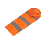 Calcetín de viento para seguridad aeronáutica y evaluación de la dirección del viento con cinturón reflectante y construcción resistente a la intemperie (naranja gris)