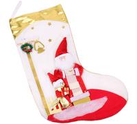 Calcetín decorativo de Navidad rojo 2. - Tuumtoyz
