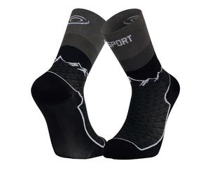 Calcetín doble BV sport SOCQUETTE DOBLE GR ''ALTO - POLIAMIDA'' (NEGRO)