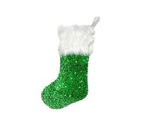 Calcetín Navideño de Purpurina | Decoración con Lentejuelas para Navidad | Calcetines Colgables Para La Familia | Para Repisas De Chimenea Árbol De Navidad Detalle De Fiesta Adultos Familia Niños