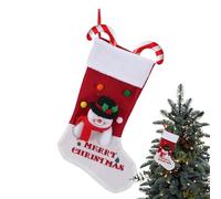 Calcetín navideño para árbol de Navidad | Árbol de navideño Calcetines clásicos - Galletas de Chocolate, de golosinas, Calcetines navideños para mesita de Noche, árbol de Navidad