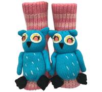 Calcetín sin costuras retro- Calcetines de senderismo para mujer 3D antideslizantes de malla para adultos de invierno cálidos y cómodos con motivos de personajes base