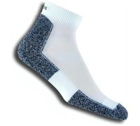 Calcetines acolchados para correr Thorlo Lite para hombre, color blanco, tamaño mediano, paquete de 1