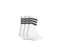 Calcetines adidas 3 bandas ess mid 3p blanco/negro/negro 43 - 45
