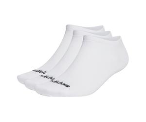 Calcetines Adidas tobilleros 3 pack blanco negro - Talla: L