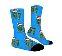 Calcetines Adolescentes Chico - Calcetines Infantiles con Divertidos Diseños De Hielo De 7 A 12 Años Calcetines Suaves De Media Caña con Un Bonito Estampado Calcetines Diario (Blue 7-13 Years)