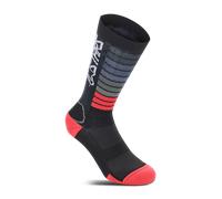 Alpinestars Drop 22 Calcetines, negro-rojo, tamaño M