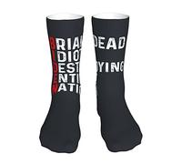 Calcetines Altos Anti-Presidente Joe Biden Idiota Calcetines Deportivos Clásicos Antiolores Calcetiness Para Ciclismo Esquí Gimnasio 40 Cm