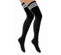 Calcetines altos hasta el muslo para hombre, calcetines por encima de la rodilla, medias altas hasta el muslo para travestis, medias transparentes para travesti, lencería para hombre, color negro,
