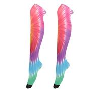 Calcetines altos hasta la rodilla para mujer, a la moda, calcetines altos hasta el muslo, extra largos para novias, novedosos, calcetines altos por encima de la rodilla para bailes, cuentos de hadas