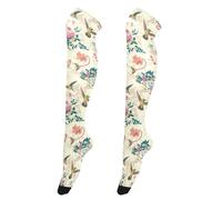 Calcetines altos hasta la rodilla para mujer, a la moda, calcetines altos hasta el muslo, extra largos para novias, novedosos, calcetines altos por encima de la rodilla para bailes, cuentos de hadas