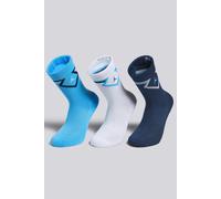 Calcetines Altos Jordan Diamond Pack 3 Niños Azules talla M