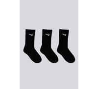 Calcetines Altos Nike Pack 3 Niños Negros talla XS