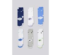 Calcetines Altos Nike Smiley Pack 6 Niños Multicolor talla 2XS