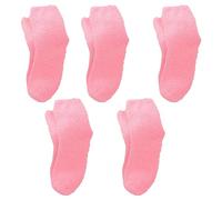 Calcetines Altos Rosa Calcetines Zapatillas Suave y Cómodo para Mujer, Calcetines cálidos y suaves de felpa para el invierno, para dormir en casa Calcetines de trabajo para hombre, rosa, Talla única