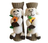 Calcetines antideslizantes para el piso del hogar Suéter de punto Calcetine casuales Zapatillas Calcetine para mujeres Calcetines Animales 3D Mujer Invierno de Punto Para Estar por Casa Ropa