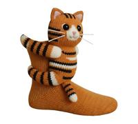 Calcetines antideslizantes para el piso del hogar Suéter de punto Calcetine casuales Zapatillas Calcetine para mujeres Calcetines Animales 3D Mujer Invierno de Punto Para Estar por Casa Ropa