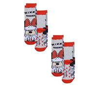 Calcetines antideslizantes para niña Disney Minnie Mouse de algodón niña Lurex 5685, gris, 23-26