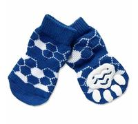 Calcetines antideslizantes para perros GogiPet, azul marino, 4 unidades