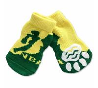 Calcetines antideslizantes para perros GogiPet, NBA amarillo-verde, 4 unidades