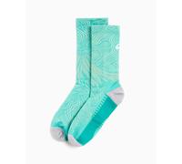 Calcetines de Trail ASICS Fujitrail Graphic Crew Sock Verde/Light Dust L