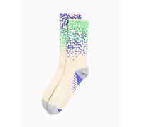 ASICS Performance Run Sock Crew - Unisex - Verde / Violeta / Blanco - talla 35-38- modelo 2026