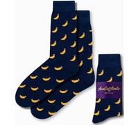 Calcetines AUSCUFFLINKS para él y ella | Calcetines de regalo divertidos para papá y mamá, Banana, talla única