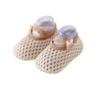 Calcetines Bebe 6-9 Meses - Calcetines De Bebé para Bebés Y Niños Pequeños De 1 A 4 Años Elásticos para Primeros Pasos para Todas Las Estaciones para Exteriores Cómodos Y Transpirables (Khaki2 0-10M)