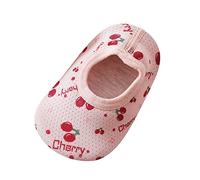 Calcetines Bebe - Niñas Prewalker Slip Non Floor Transpirable Print Toddler Soft First Summer Shoes Calcetines Baby Boys 018M Baby Socks (Purple 12Cm Toddler)