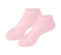 Calcetines blancos de silicona para pedicura y spa para hombre y mujer, 1 juego de regalos de cumpleaños para mujer, rosa, Altoa única