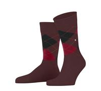 Burlington Dundee M So lana estampados 1 par, Calcetines Hombre, Rojo Merlot 8005, 40-46