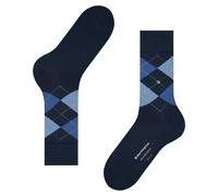 Burlington Edinburgh M So lana estampados 1 par, Calcetines Hombre, Azul Marine 6120, 40-46