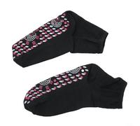 Calcetines, calcetines de autocalentamiento, terapia de masaje de pies, alivia el dolor y el equilibrio del sistema nervioso, adecuados para hombres y mujeres (negro, 2 unidades)