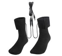 Calcetines calefactables eléctricos,Calcetines calefactores USB | Calentadores de pies Largos de Calentamiento rápido a Prueba de frío - térmicos Transpirables para Deportes al a