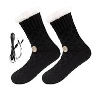 Calcetines Calefactables para Hombre - Calentador Inferior Antideslizante con Batería Eléctrica | Calzado Térmico De Invierno, Medias De Esquí Ergonómicas, Equipo Al Aire Libre para Snowboard, Viajes