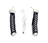 Calcetines calefactables recargables - Calcetines calefactores | Calcetín eléctrico, recargable, USB, cálido, antideslizante, calefacción, suministros para acampar, para botas, viajes de invierno, cas