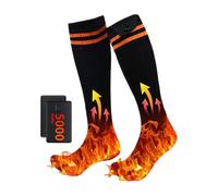 Calcetines calefactables recargables | Calentadores de 5000 mAh con control de aplicación | Calcetines térmicos recargables para hombre | para esquí, correr, invierno, camping, senderismo, clima frío