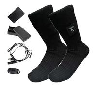 Calcetines calefactados, calcetines de calefacción con control remoto, calentados para hombres y mujeres, batería recargable mejorada térmica para hombres y mujeres, térmico eléctrico para actividades