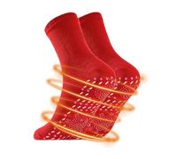 Calcetines calefactores para Hombre - con Masaje Adelgazante y Calor Suave - Calcetines térmicos calefactantes, para Senderismo, Ciclismo, Caminata, Actividades al Aire Libre, esquí, Camping