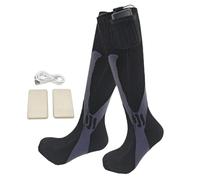 Calcetines calefactores recargables, calcetines calefactores para hombres, calcetines calefactores alimentados por batería recargable: calcetines calientes en clima frío para familias, amigos