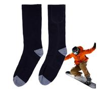 Calcetines calentables - 3 niveles de calor calentados USB para hombres 2200 mAh | Calentador de pies antideslizantes cálidos para trabajo al aire libre camping ciclismo invierno esquí