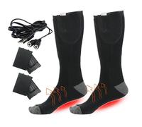 Calcetines Calentados, Accesorios Deportivos, Batería Eléctrica Recargable Calcetines Calentados Para Adultos Hombres Mujeres Ciclistas De Edad Avanzada Campando Caminatas En El Hogar Viajando Al Aire