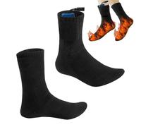 Calcetines calentados para hombre, calcetines eléctricos para mujer, calcetines térmicos de invierno, calentadores de batería con modos de calentamiento ajustables, eléctricos para hombres y mujeres