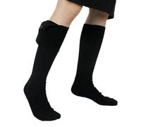 Calcetines calentados recargables | Calcetines de esquí largos y gruesos con batería eléctrica | Calentador de pies térmico lavable de invierno para actividades al aire libre caza Camping